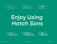 Activate Hatch Sans