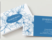 Floristry Professional Minimal Business Card