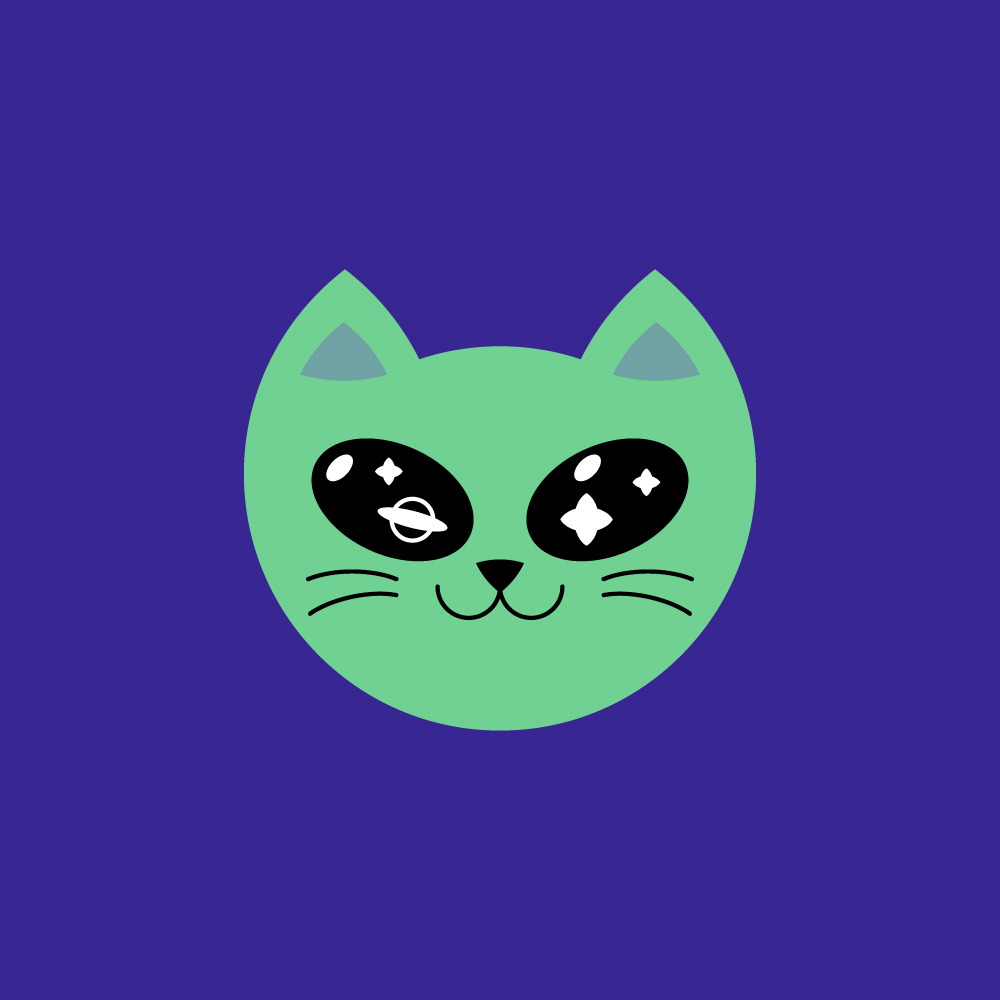 CHARACTERS SET Halloween cats P rendition image