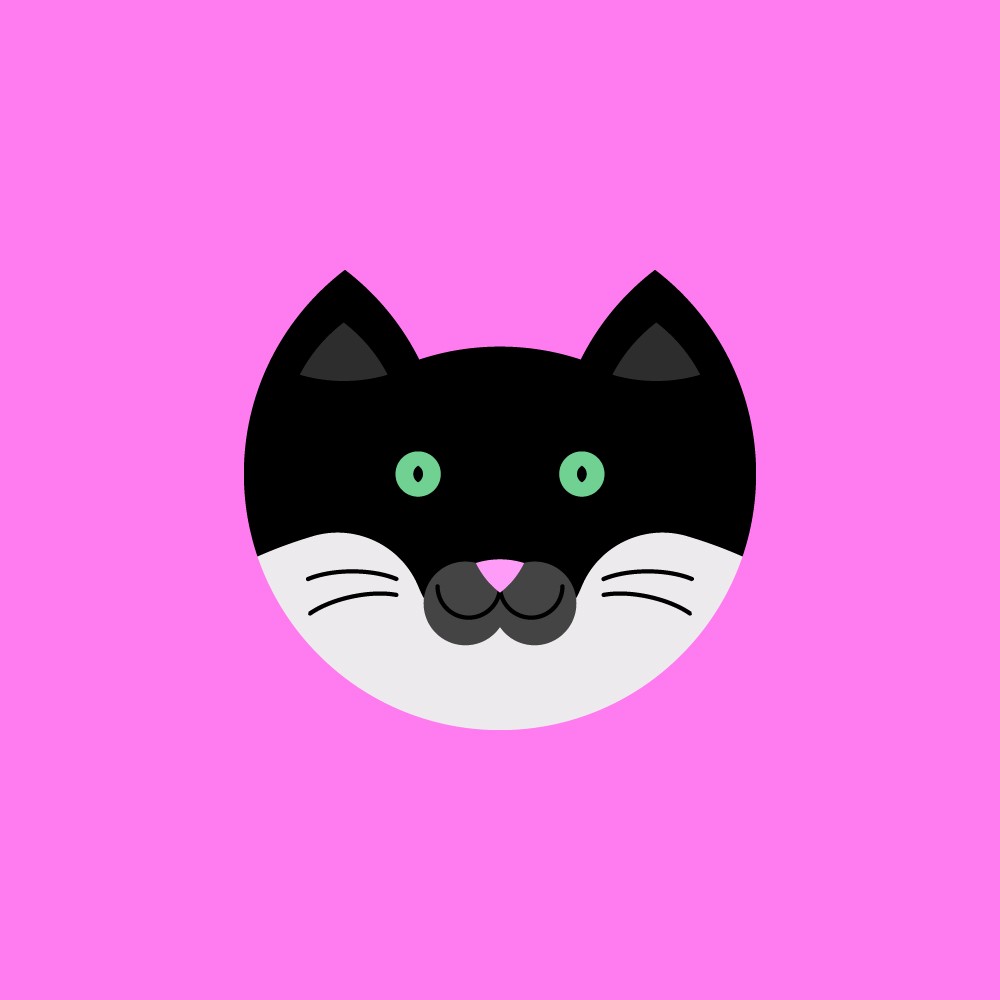 CHARACTERS SET Halloween cats P rendition image
