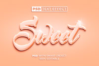 PSD Text Effect Sweet Color Of The Year