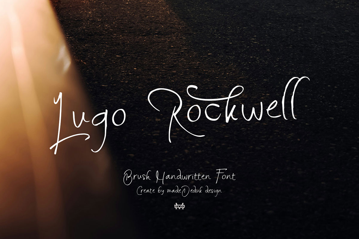 Lugo Rockwell Script rendition image