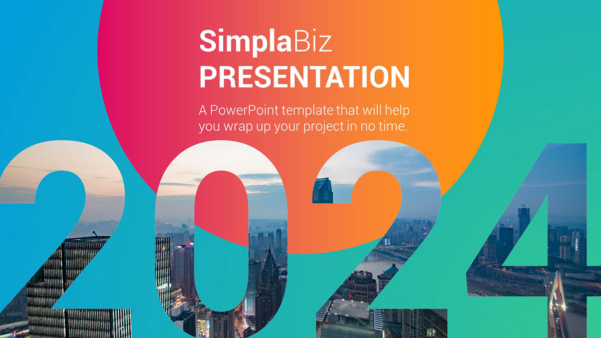 Free Busines Powerpoint Template rendition image