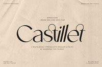 Castillet - Elegant Sans Serif Font With Italics