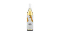 White Wine Bottle Mockup with Textured Label