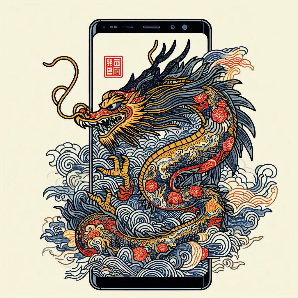 Dragon Theme WallPaper rendition image