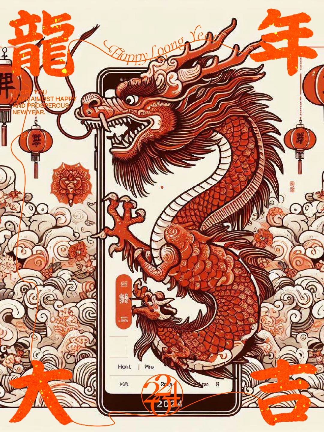 Dragon Theme WallPaper rendition image