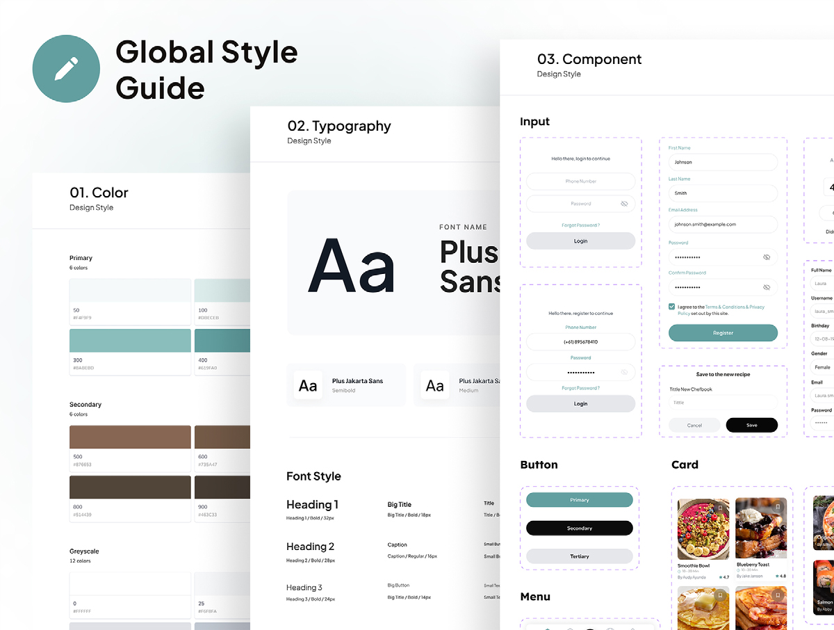 Food Recipe Mobile App UI Design on Behance :: Behance