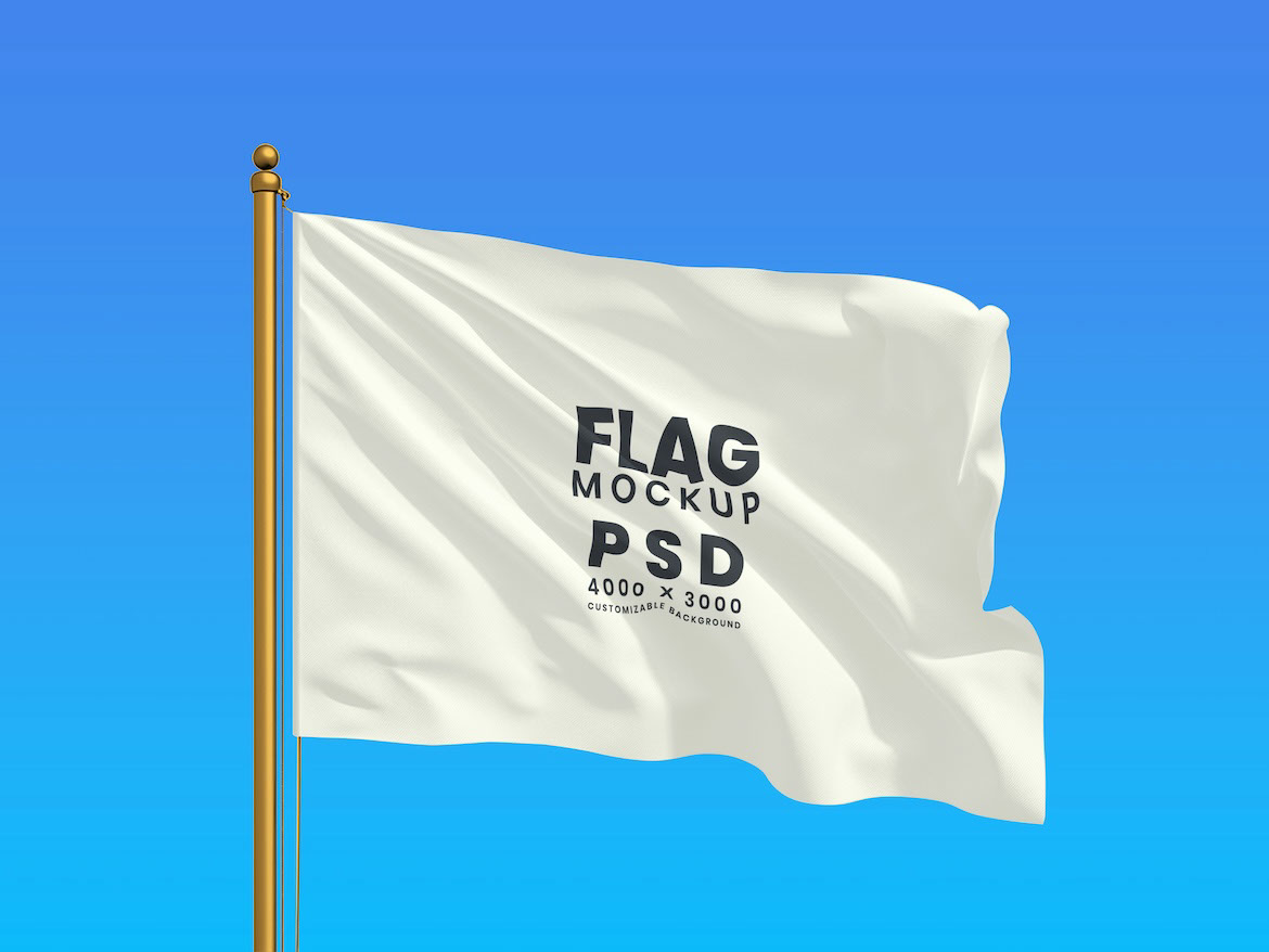 Flag Mockup 1 Dendysign rendition image