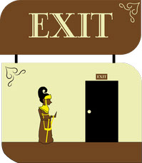 Sign system Exit