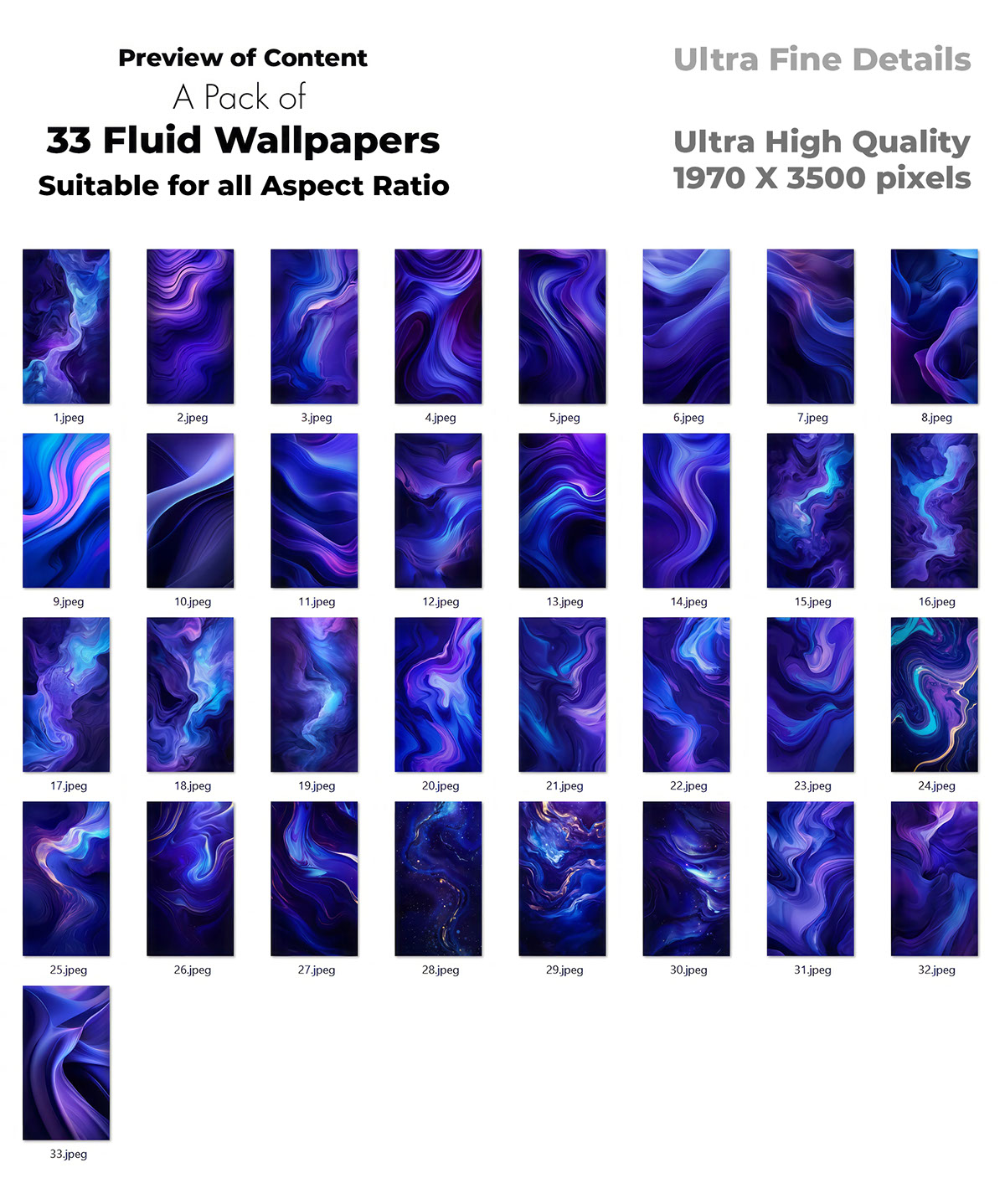 33 Fluid Wallpapers rendition image
