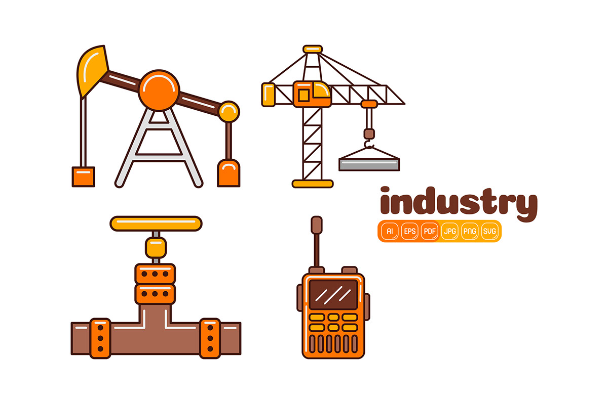 Industry Element Vector Pack rendition image