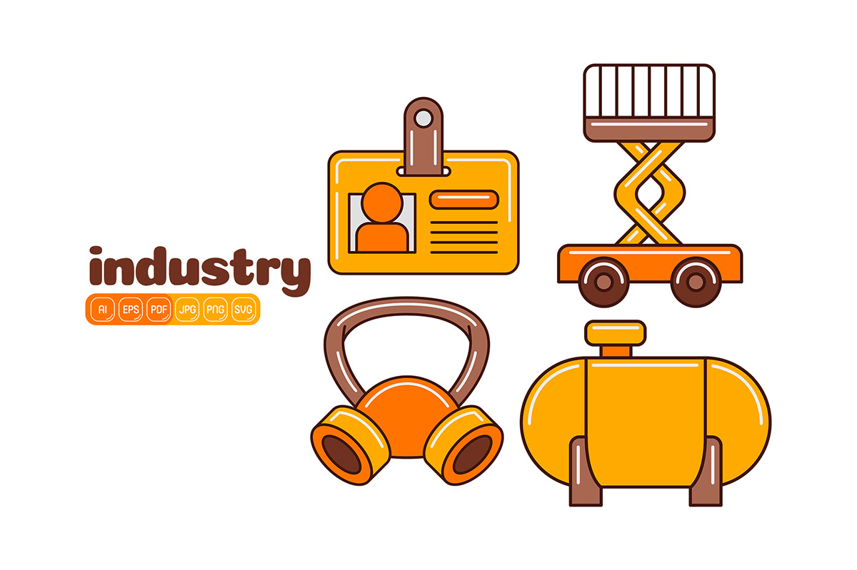 Industry Element Vector Pack rendition image