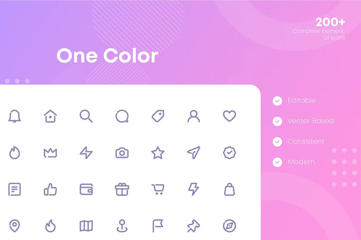 Complete Web and Mobile UI Icons Pack rendition image