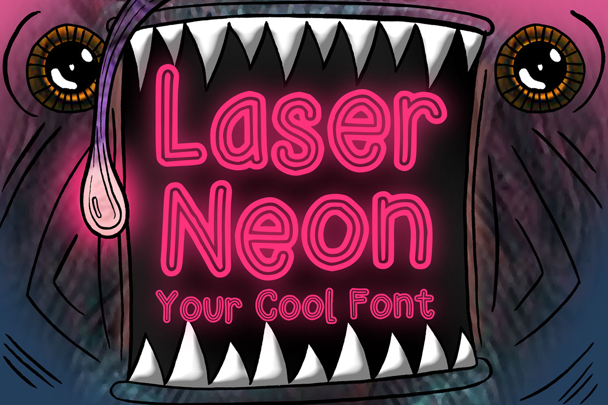 Laser Neon rendition image