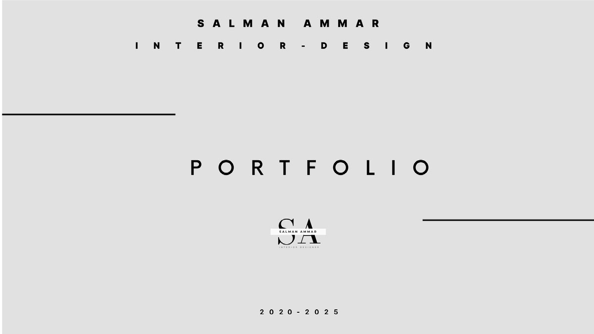 SALMAN AMMAR _INTERIOR PORTFOLIO on Behance :: Behance