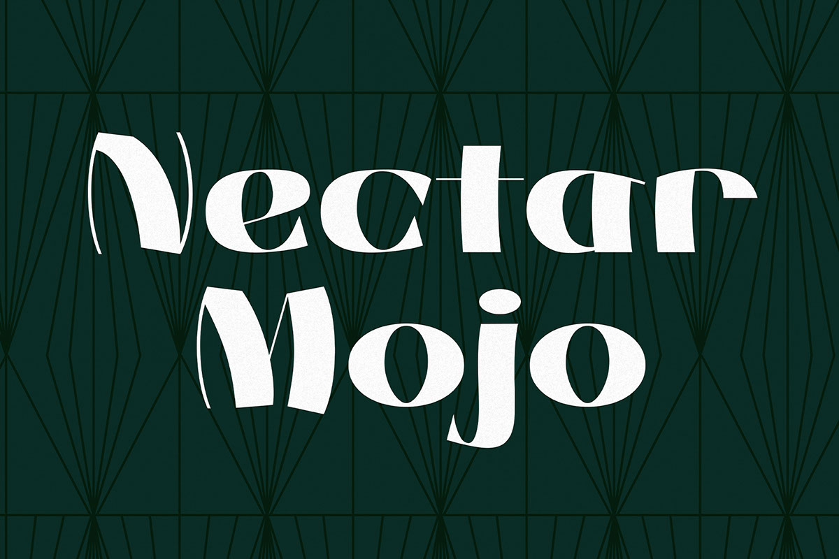 Nectar Mojo Typeface rendition image