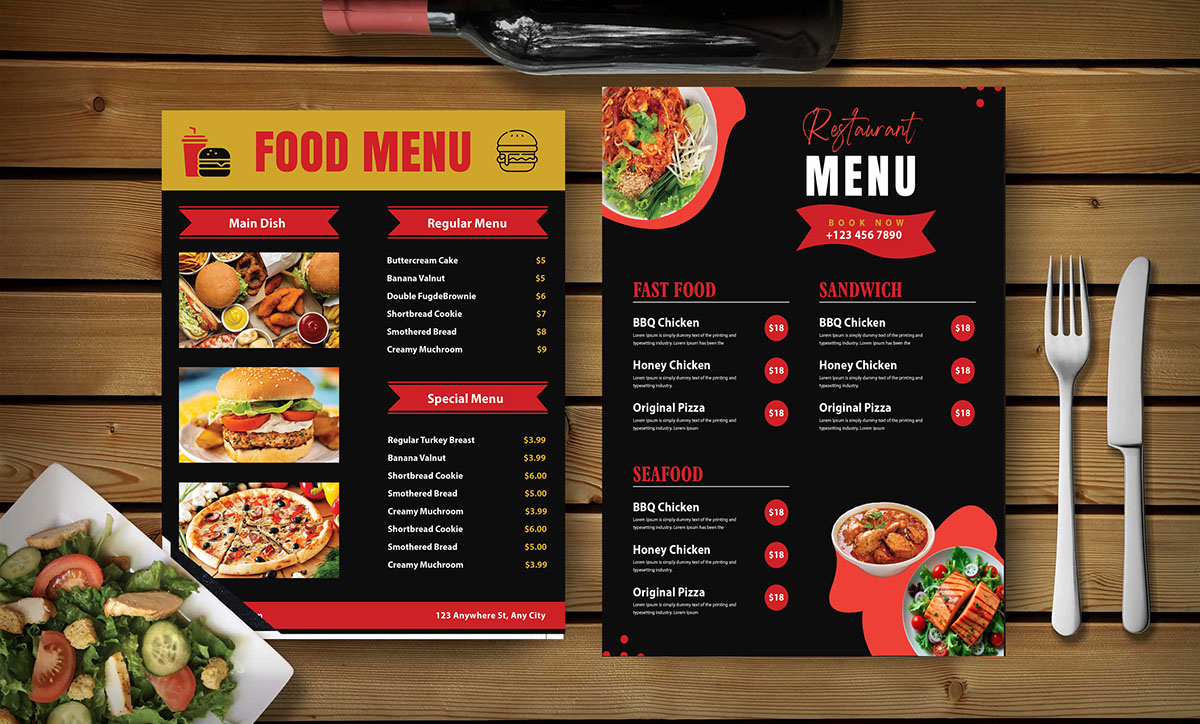 Kitchen Menu Designs Food Menu Design on Behance :: Behance