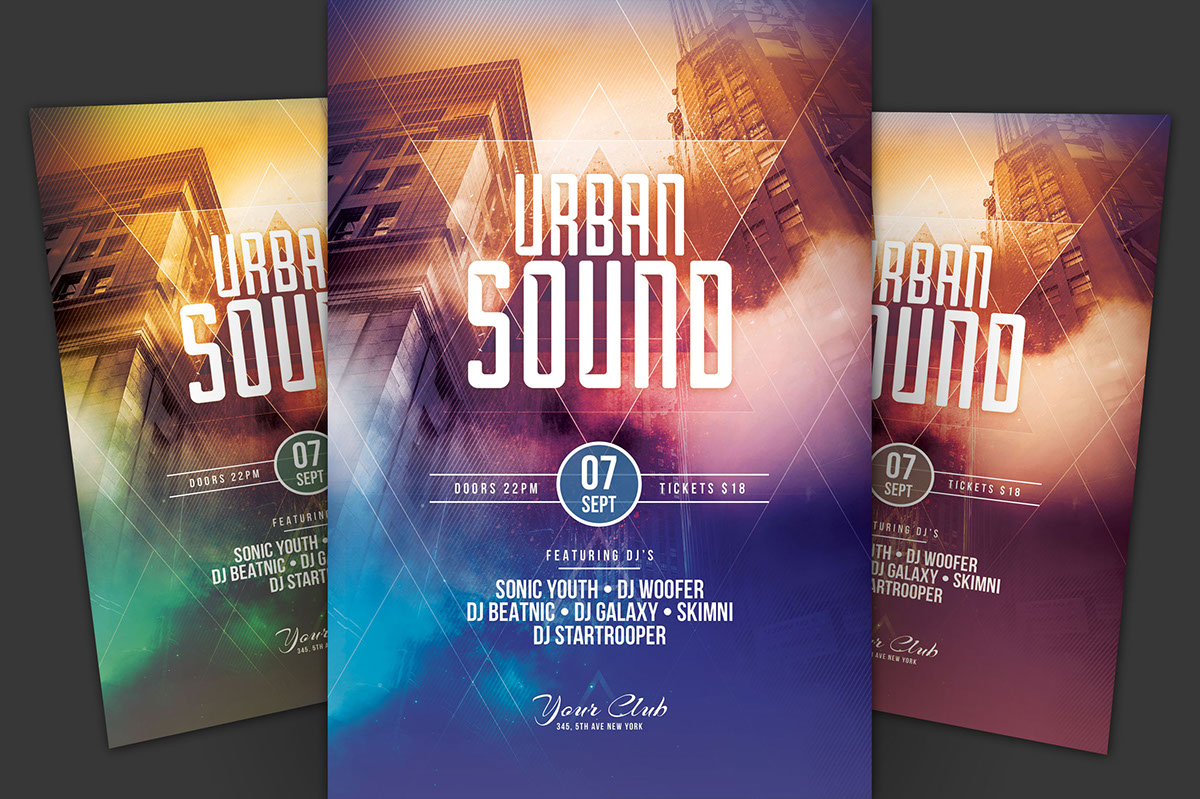 Urban Sound Flyer rendition image
