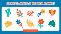 Colorful Abstract Tropical Element Set