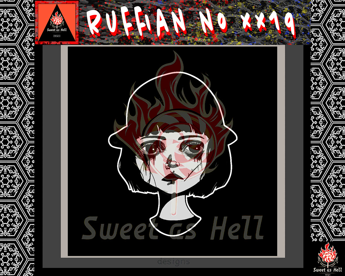Sweet_As_Hell_Designs_Licensable_Ruffian_no_19 rendition image