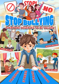 Anti Bullying Educational Poster | Canva Template :: Behance
