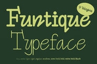 Funtique Typeface