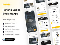 Parking Space Booking App Design Ui Kits