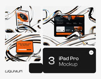 Liqunium - iPad Mockup Bundle