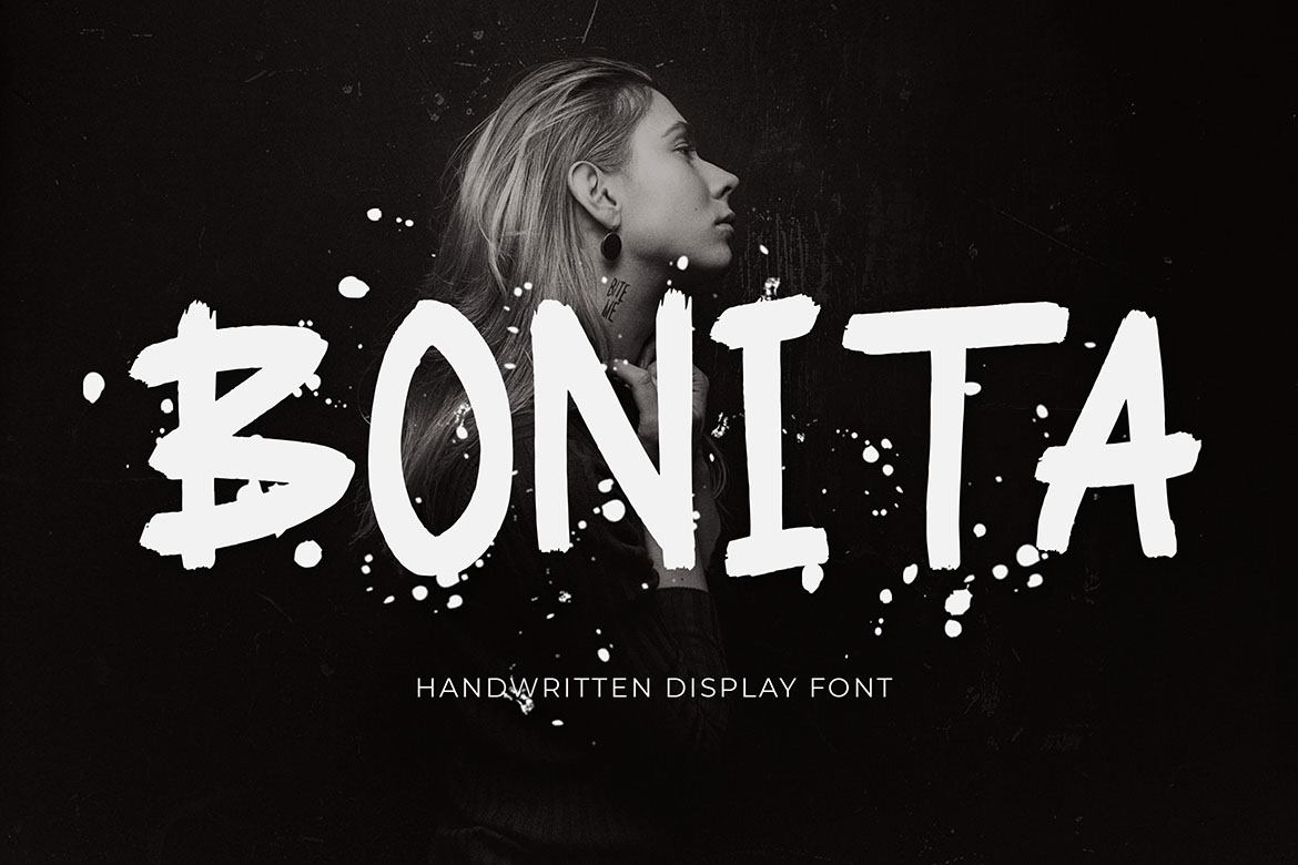 Bonita Handwritten Display rendition image