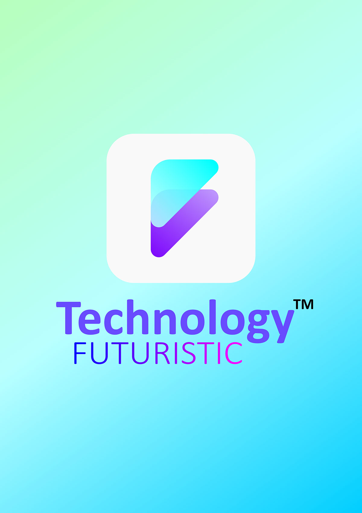 Icon Logo For Technology Futuristic rendition image