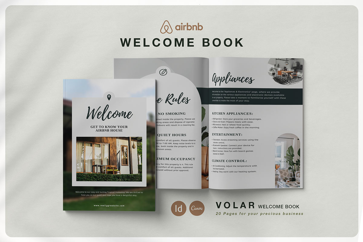 VOLAR Welcome Book rendition image