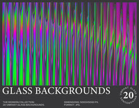 20 Vibrant Glass Backgrounds