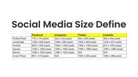 Social Media Size