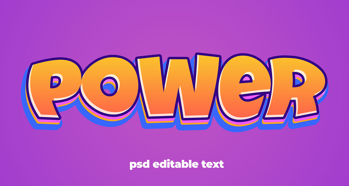 Power Editable Text rendition image