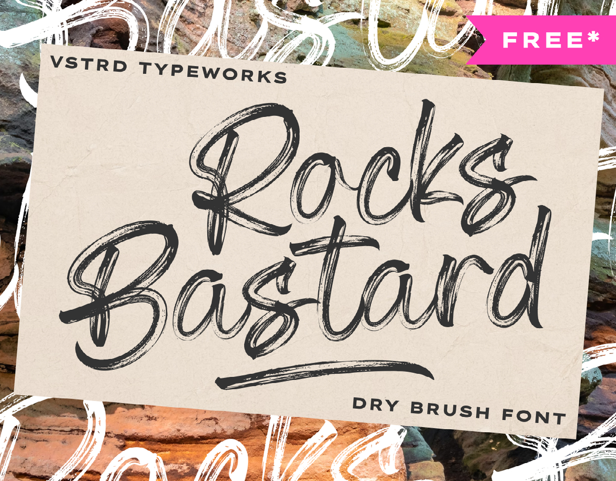Rocks Bastard free personal use on Behance :: Behance