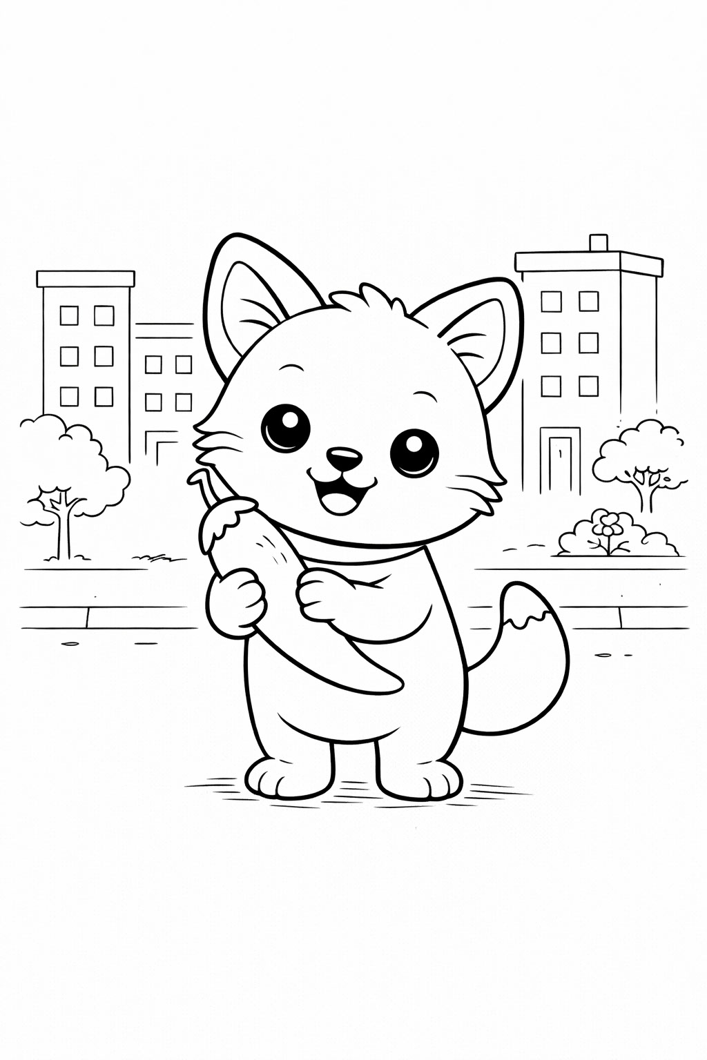 Free Coloring Rendering Coloring page for kids on Behance :: Behance
