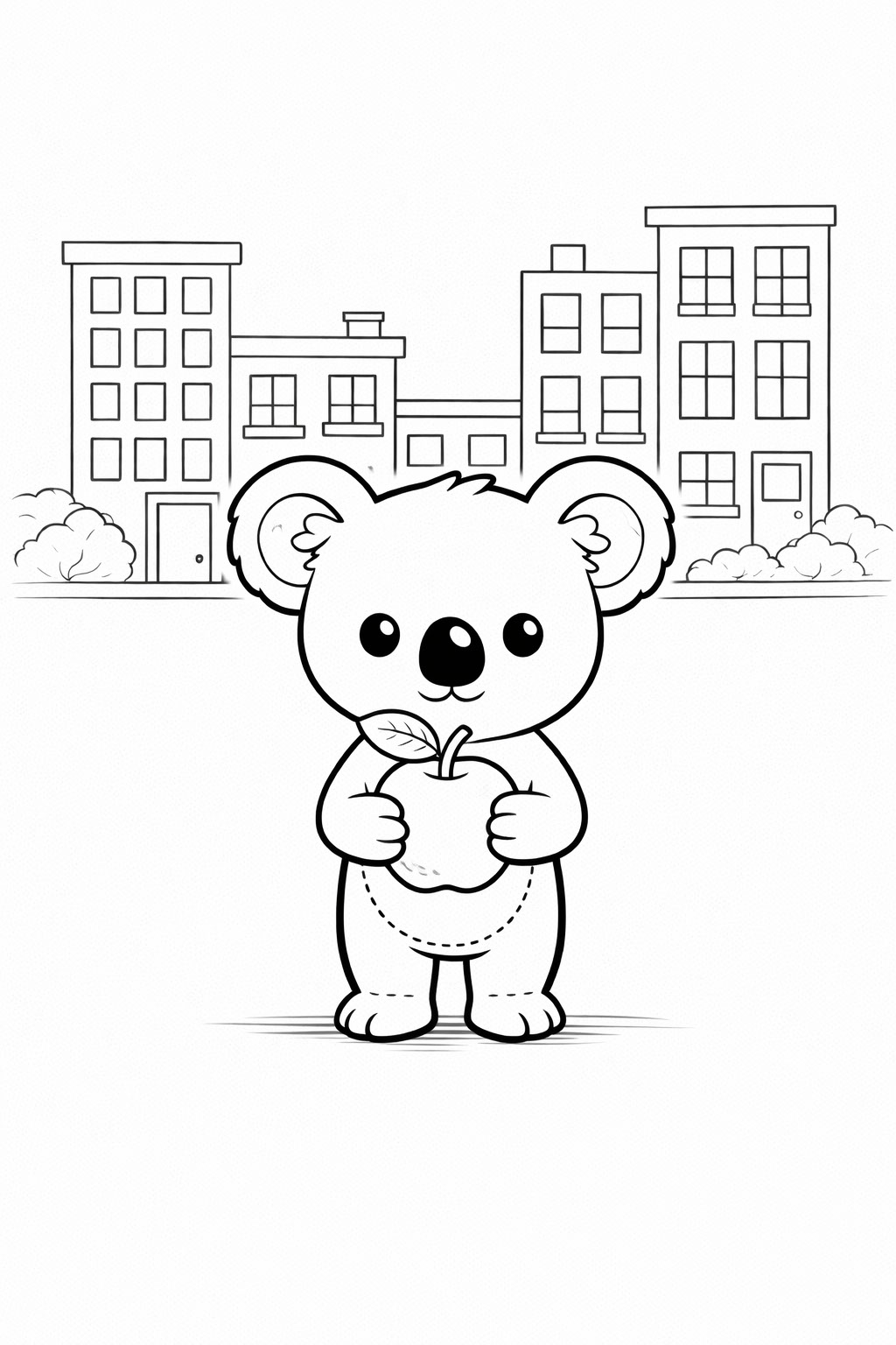 Free Coloring Rendering Coloring page for kids on Behance :: Behance