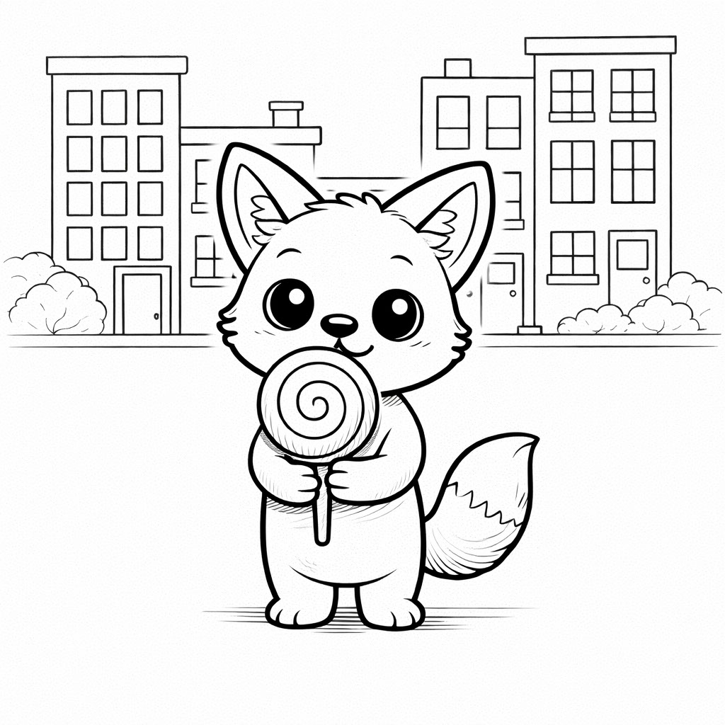 Free Coloring Rendering Coloring page for kids on Behance :: Behance