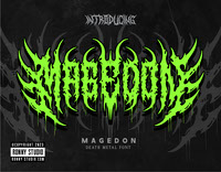 Magedon - Death Metal Font