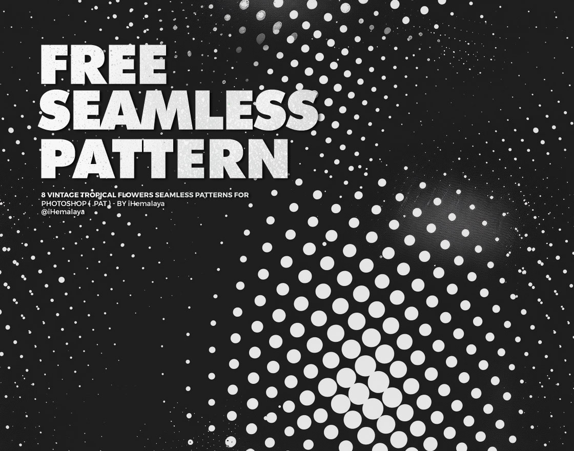 14 Halftone Seamless Patterns rendition image