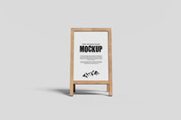 Free Advertising Banner Stand PSD Mockup