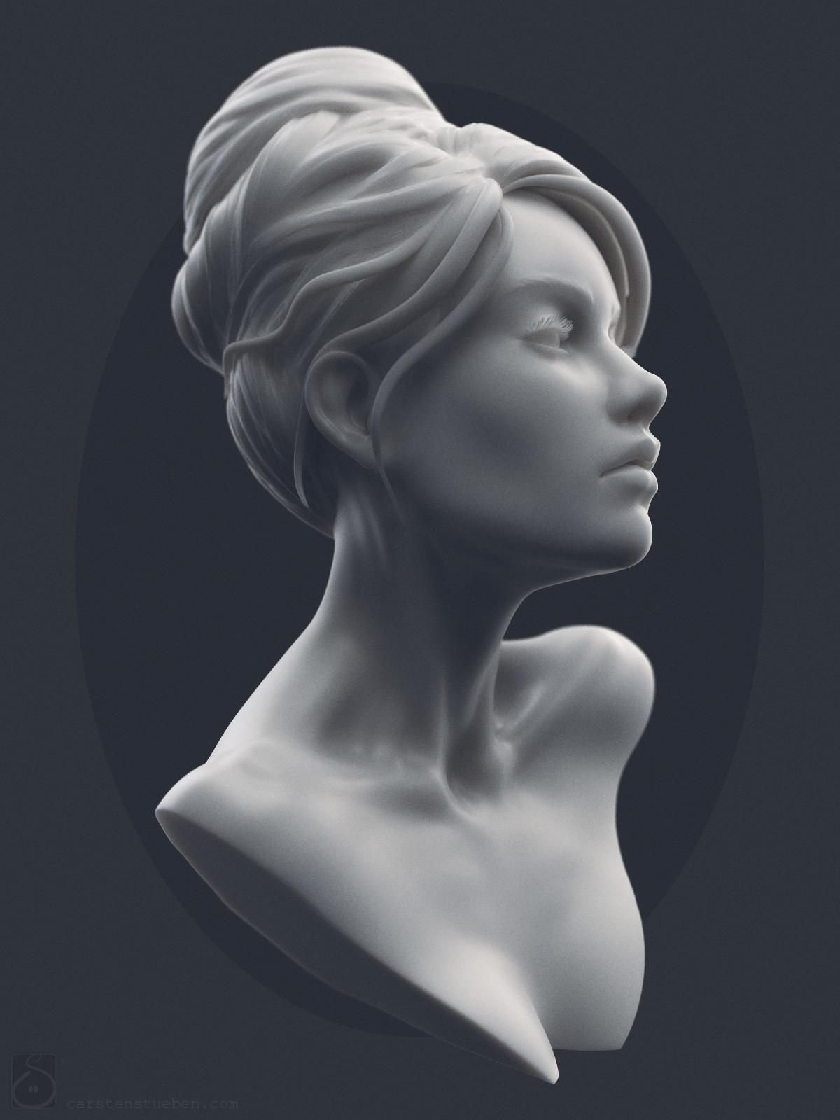 Female silhouette rendition image