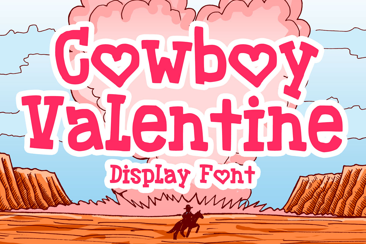 Cowboy Valentine rendition image