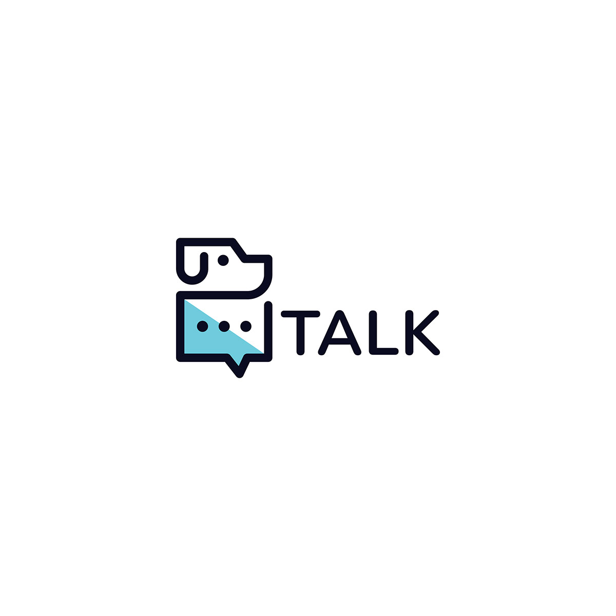 Dog Talk Logo rendition image