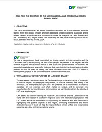 Terms and Conditions of the call for Latin America and the Caribbean Region Brand