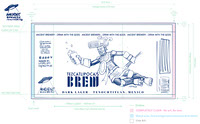 Herus Elixir Beer Design Sketch PSD