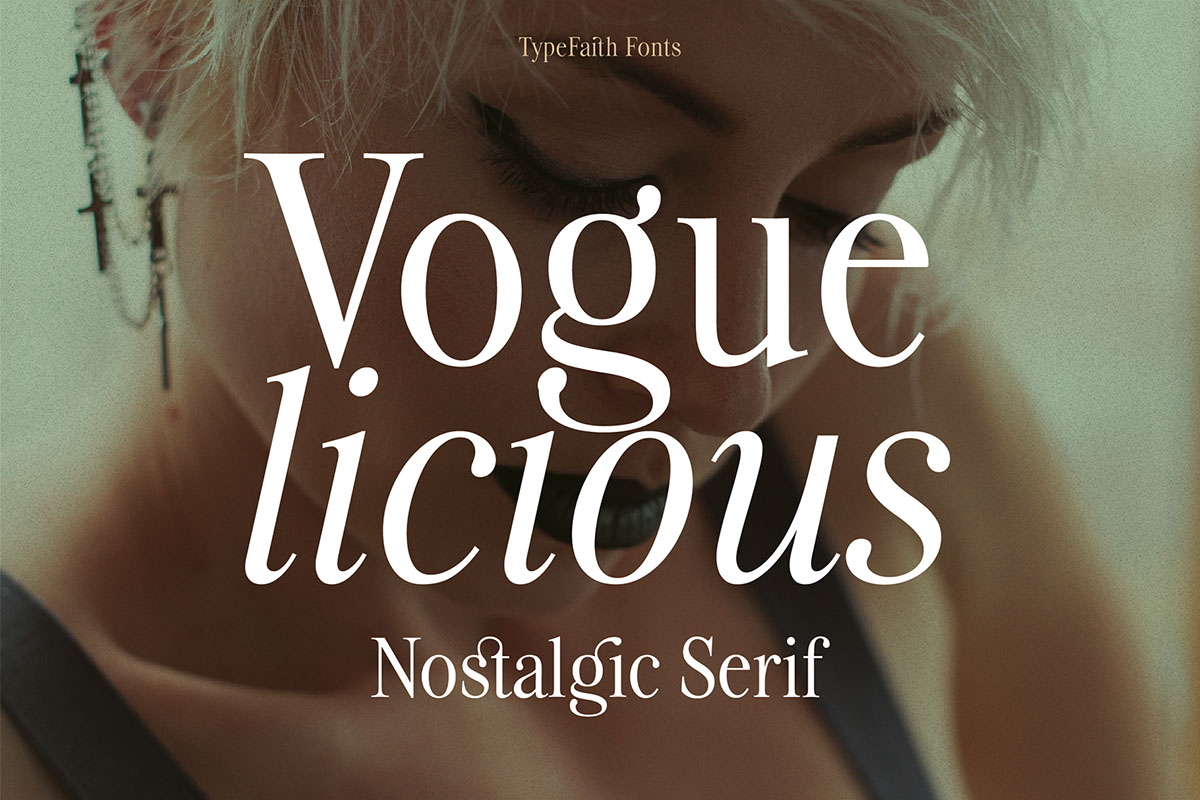 Voguelicious Font Pack rendition image