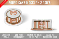 Round Cake Mockup