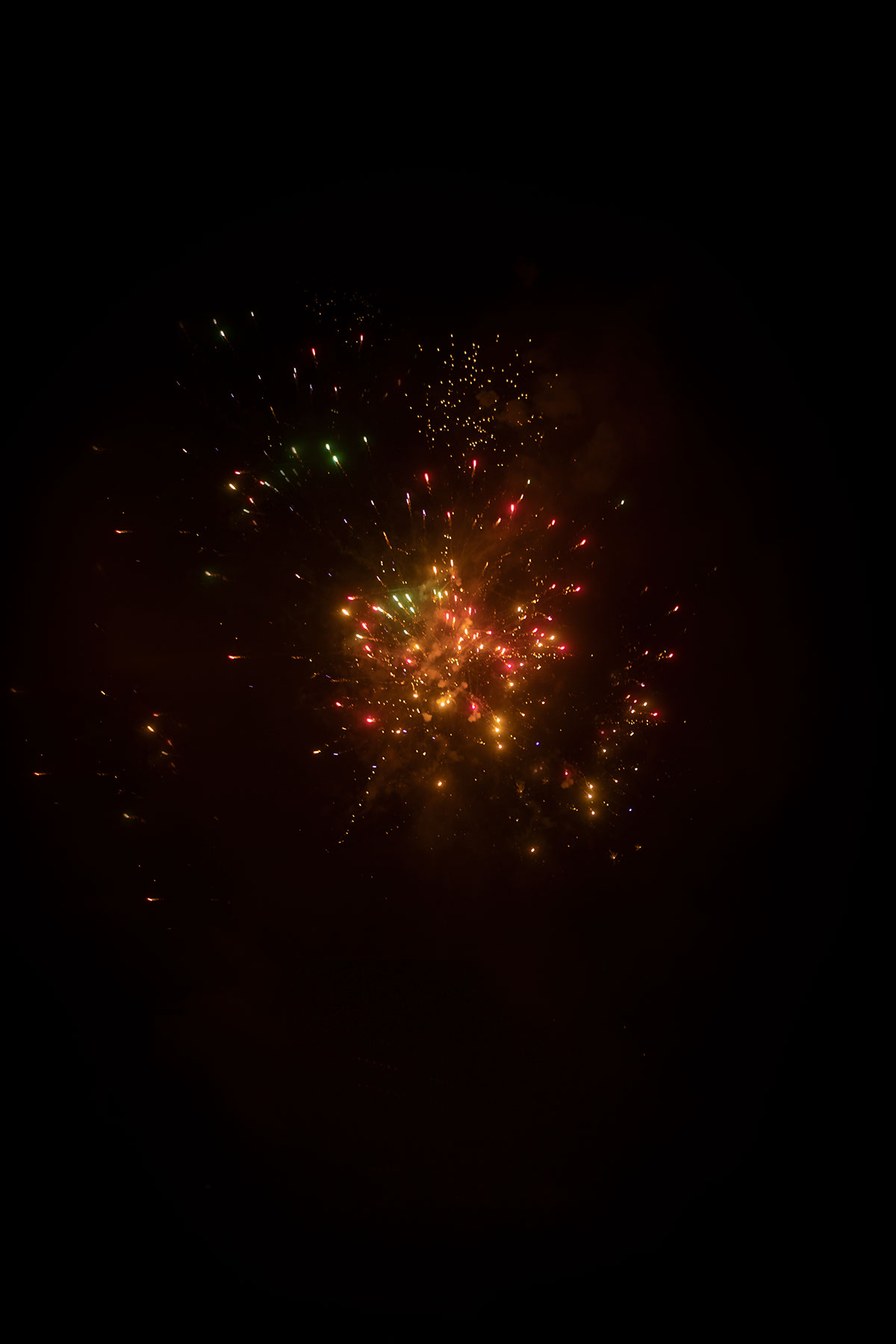 Fireworks rendition image